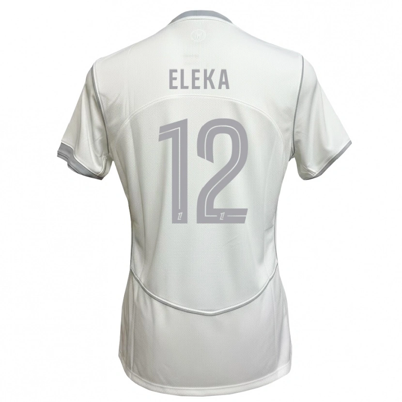 Danxen Heren Nathan Eleka #12 Wit Grijs Uitshirt Uittenue 2026/27 T-Shirt
