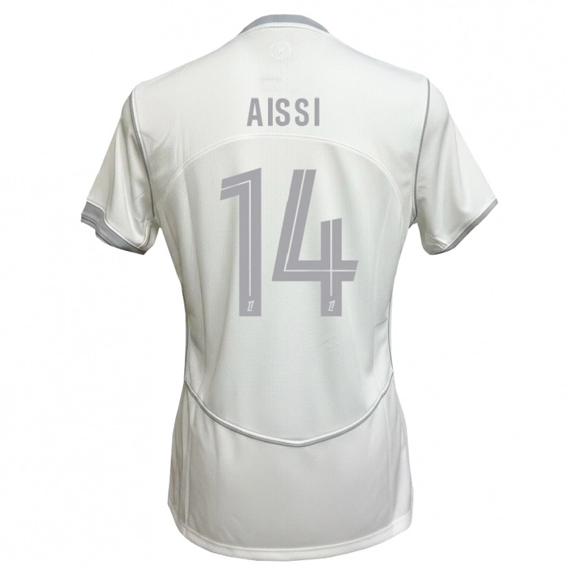 Danxen Heren Kylian Aissi #14 Wit Grijs Uitshirt Uittenue 2026/27 T-Shirt