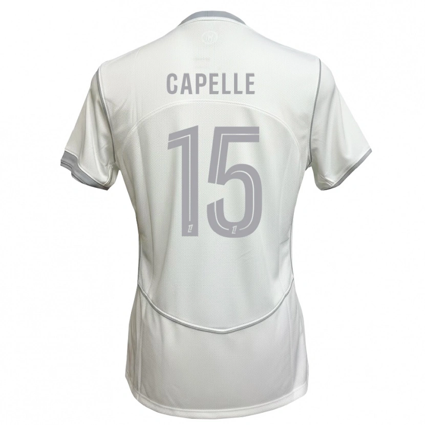 Danxen Heren Pierrick Capelle #15 Wit Grijs Uitshirt Uittenue 2026/27 T-Shirt