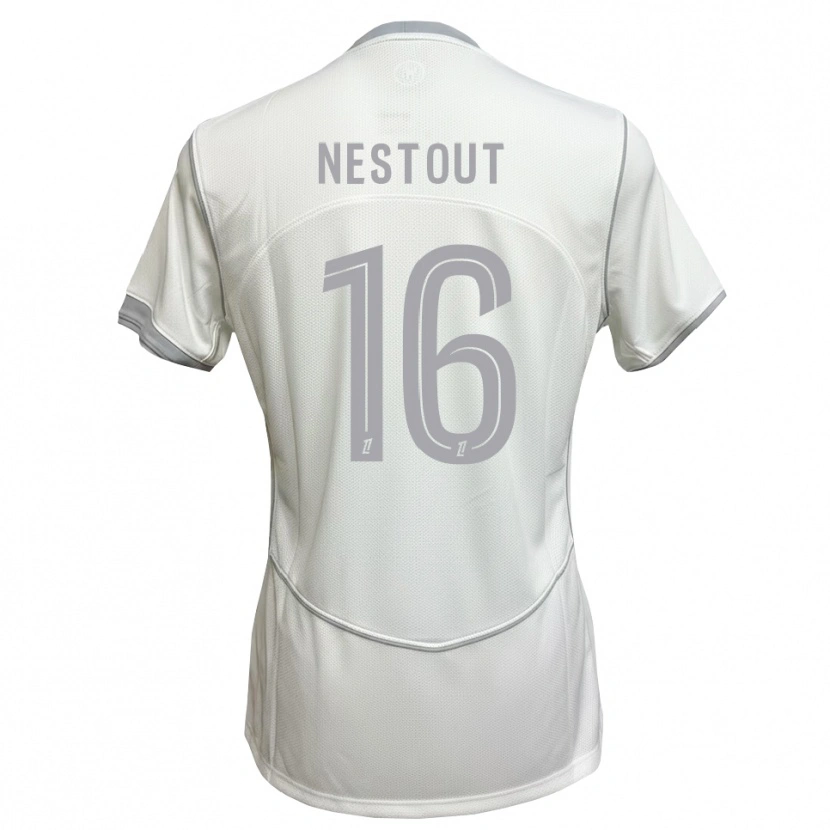 Danxen Heren Yves-Thomas Nestout #16 Wit Grijs Uitshirt Uittenue 2026/27 T-Shirt