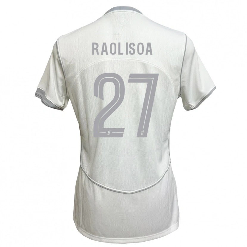 Danxen Heren Lilian Raolisoa #27 Wit Grijs Uitshirt Uittenue 2026/27 T-Shirt