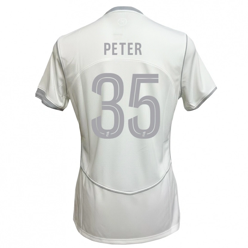 Danxen Heren Prosper Peter #35 Wit Grijs Uitshirt Uittenue 2026/27 T-Shirt