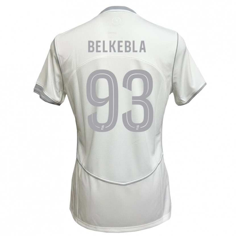 Danxen Heren Haris Belkebla #93 Wit Grijs Uitshirt Uittenue 2026/27 T-Shirt