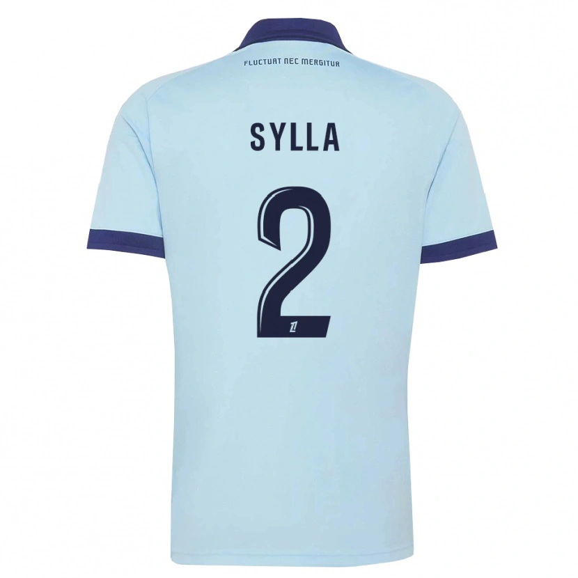 Danxen Heren Mohamed Sylla #2 Centaurieblauw Zwart Uitshirt Uittenue 2026/27 T-Shirt