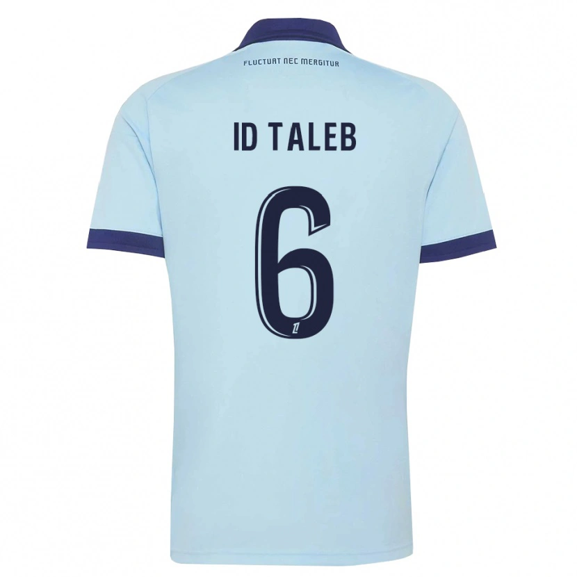 Danxen Heren Samy Id Taleb #6 Centaurieblauw Zwart Uitshirt Uittenue 2026/27 T-Shirt