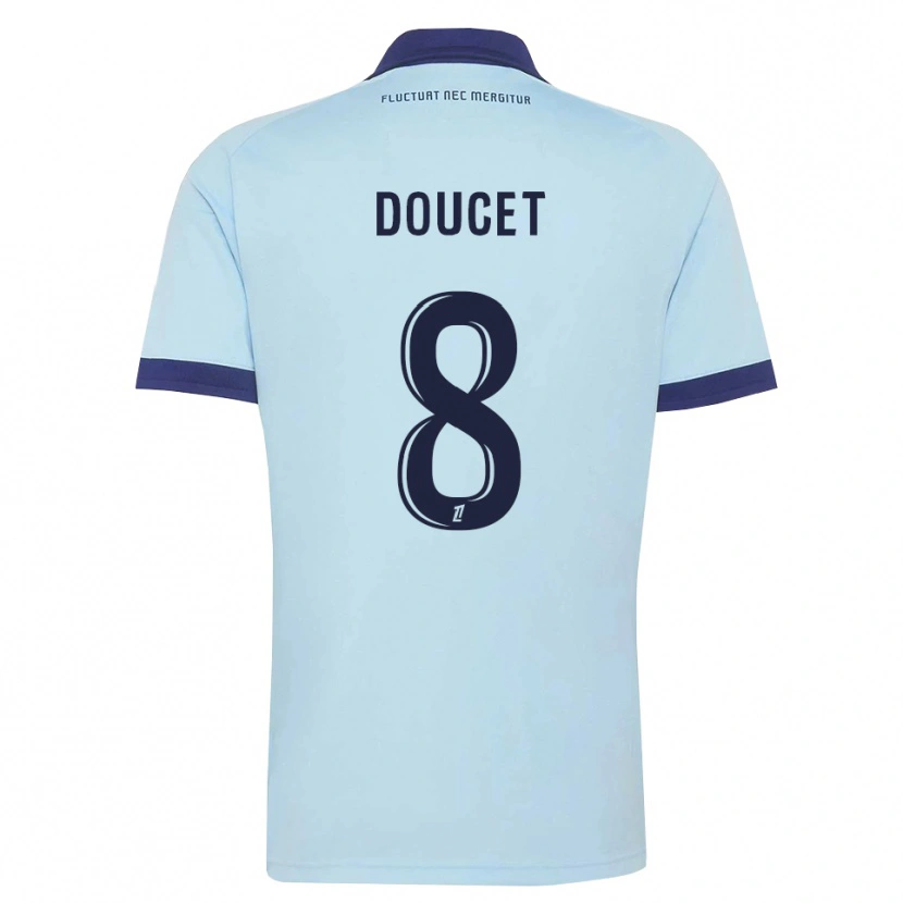 Danxen Heren Lohann Doucet #8 Centaurieblauw Zwart Uitshirt Uittenue 2026/27 T-Shirt