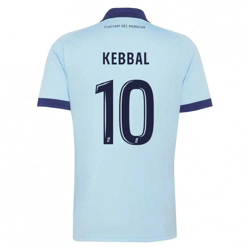 Danxen Heren Ilan Kebbal #10 Centaurieblauw Zwart Uitshirt Uittenue 2026/27 T-Shirt
