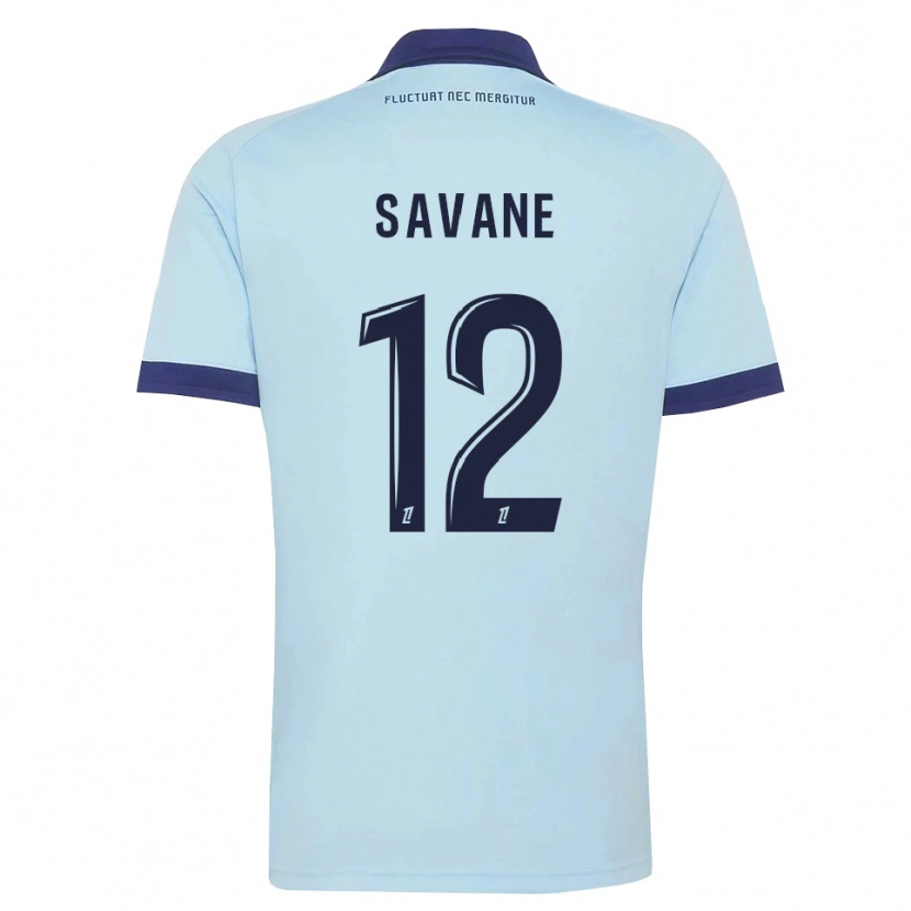 Danxen Heren Mohamed Savane #12 Centaurieblauw Zwart Uitshirt Uittenue 2026/27 T-Shirt