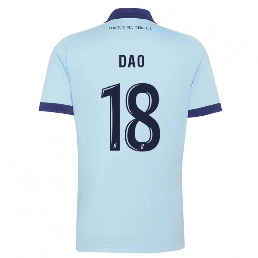 Danxen Heren Mohamed Dao #18 Centaurieblauw Zwart Uitshirt Uittenue 2026/27 T-Shirt