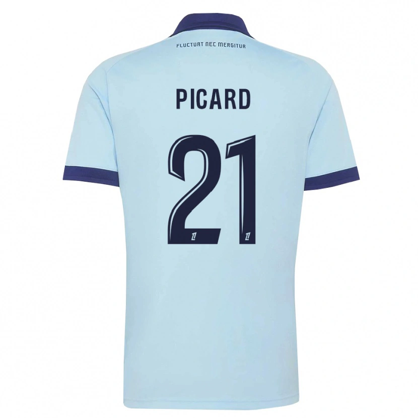 Danxen Heren Océane Picard #21 Centaurieblauw Zwart Uitshirt Uittenue 2026/27 T-Shirt