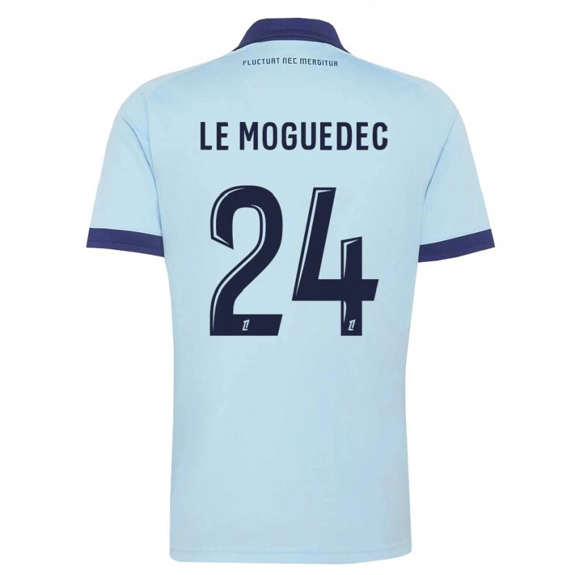 Danxen Heren Anaële Le Moguedec #24 Centaurieblauw Zwart Uitshirt Uittenue 2026/27 T-Shirt