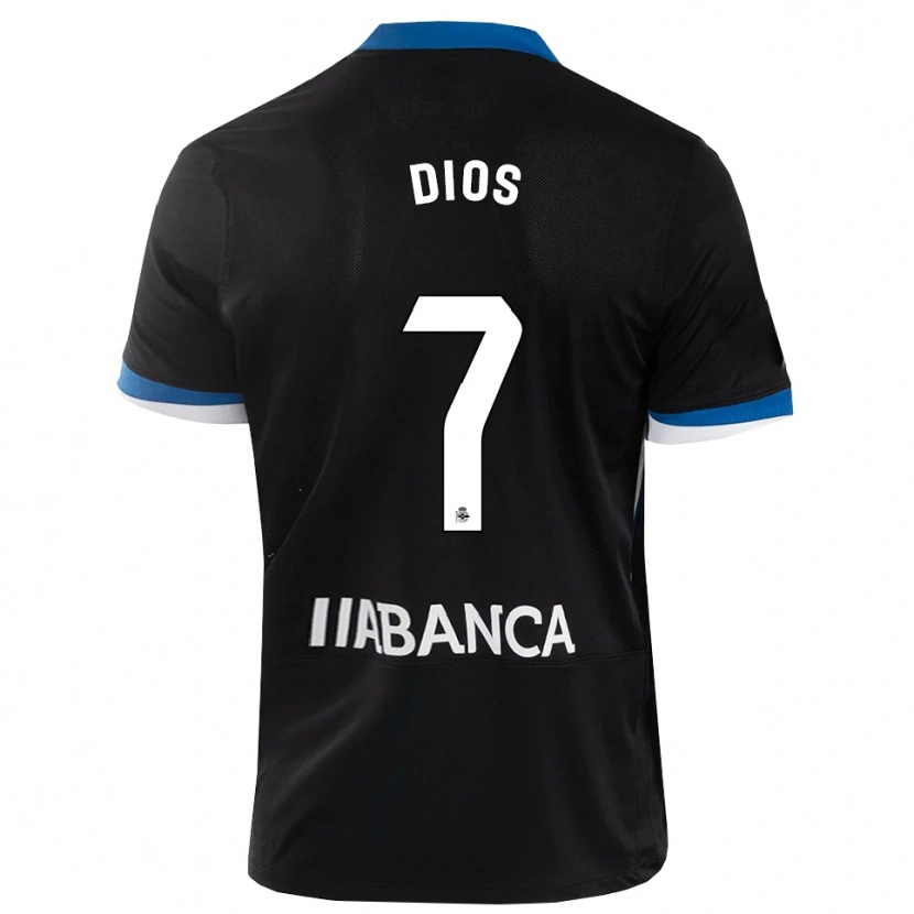 Danxen Heren Eva Dios #7 Zwart Blauw Wit Uitshirt Uittenue 2026/27 T-Shirt