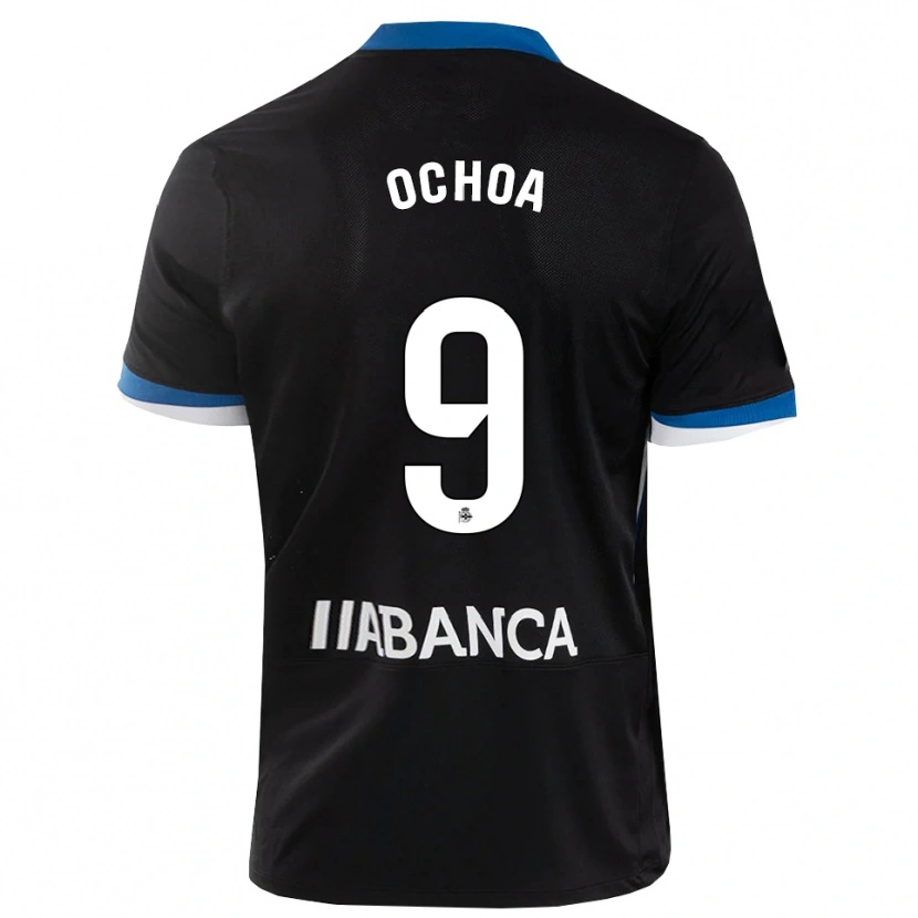 Danxen Heren Martín Ochoa #9 Zwart Blauw Wit Uitshirt Uittenue 2026/27 T-Shirt