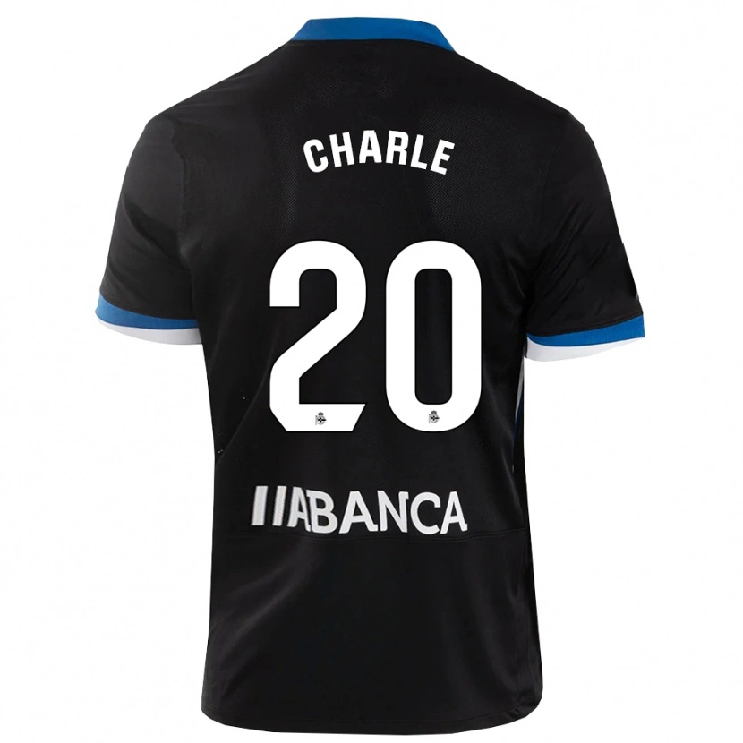 Danxen Heren Marta Charle #20 Zwart Blauw Wit Uitshirt Uittenue 2026/27 T-Shirt