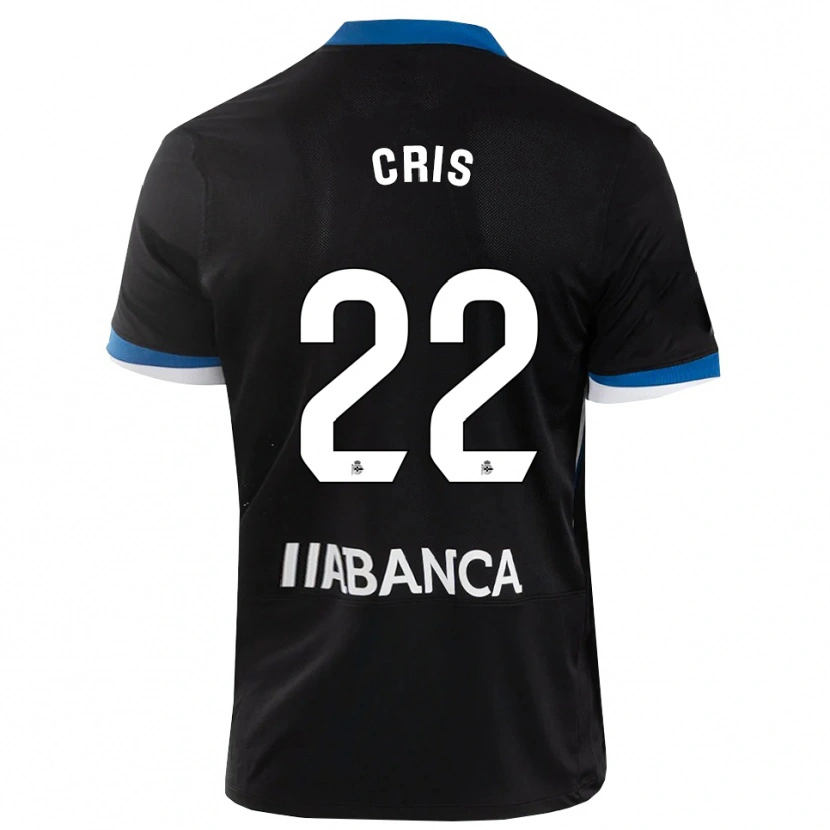 Danxen Heren Cris #22 Zwart Blauw Wit Uitshirt Uittenue 2026/27 T-Shirt