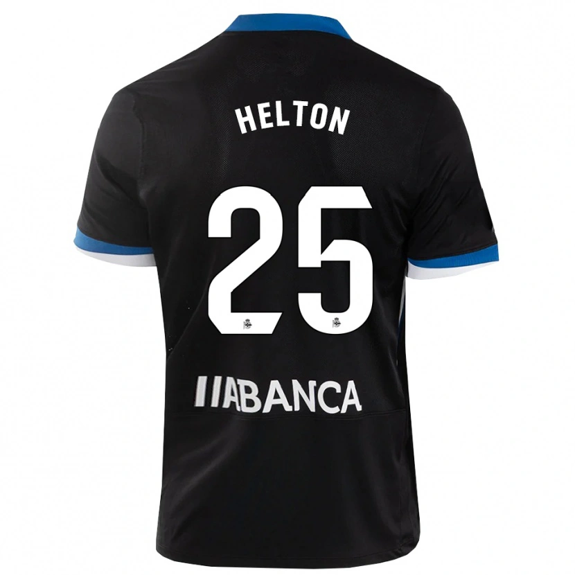Danxen Heren Helton Leite #25 Zwart Blauw Wit Uitshirt Uittenue 2026/27 T-Shirt