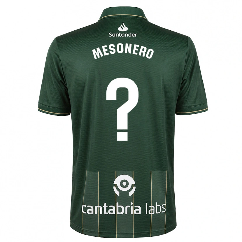 Danxen Heren Germán Mesonero #0 Donker Leigrijs Wit Uitshirt Uittenue 2026/27 T-Shirt