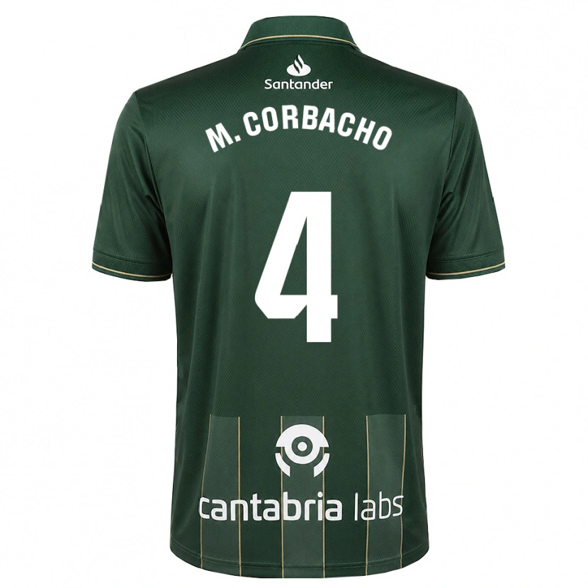 Danxen Heren María Corbacho Carrero #4 Donker Leigrijs Wit Uitshirt Uittenue 2026/27 T-Shirt