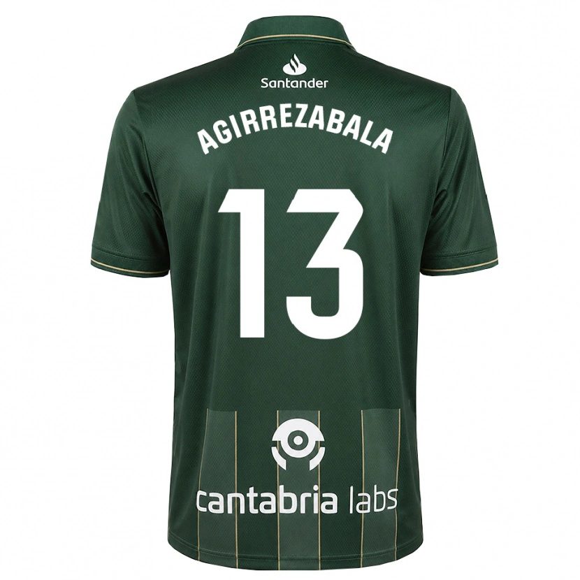 Danxen Heren Julen Agirrezabala #13 Donker Leigrijs Wit Uitshirt Uittenue 2026/27 T-Shirt