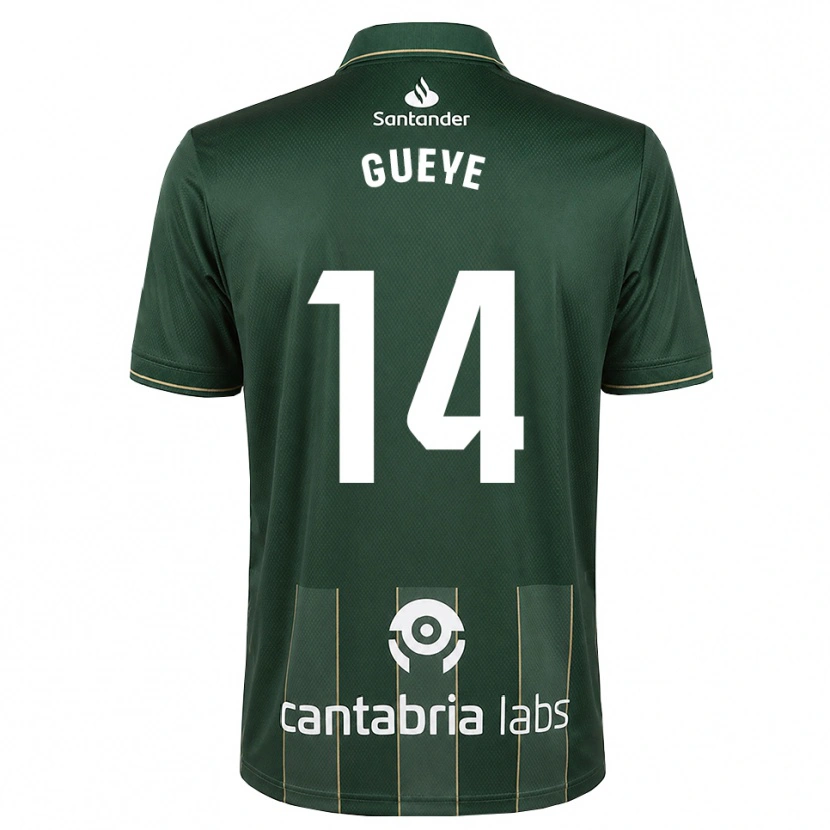 Danxen Heren Maguette Gueye #14 Donker Leigrijs Wit Uitshirt Uittenue 2026/27 T-Shirt