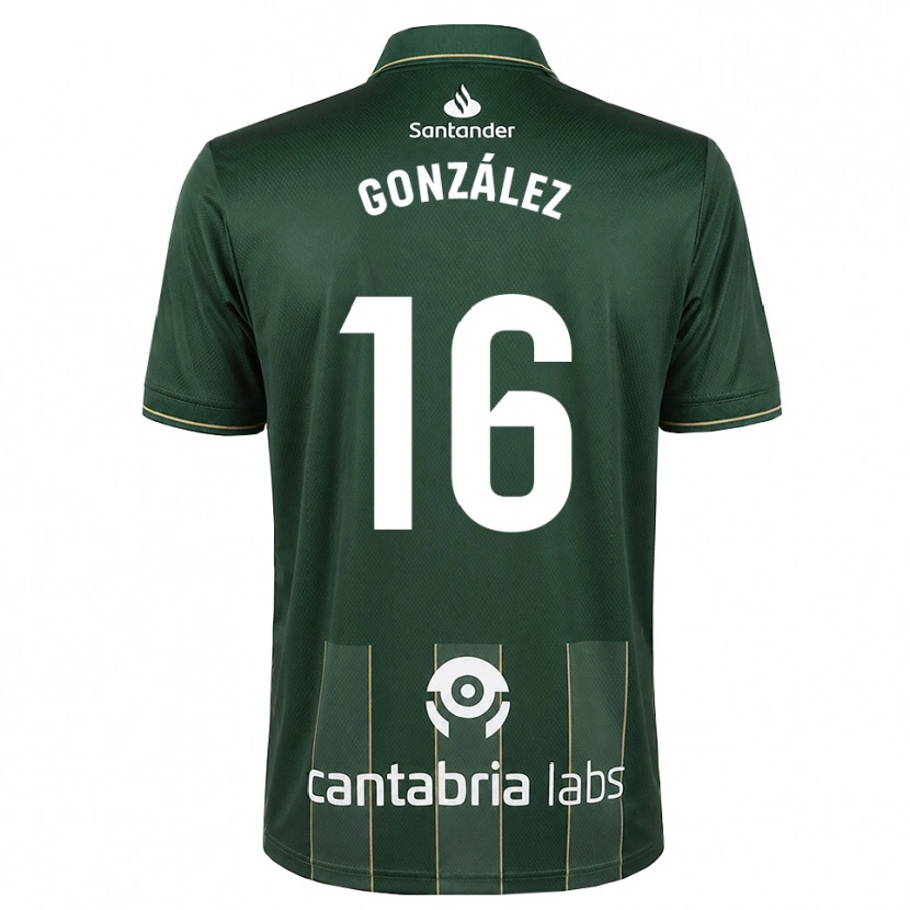 Danxen Heren Facundo González #16 Donker Leigrijs Wit Uitshirt Uittenue 2026/27 T-Shirt
