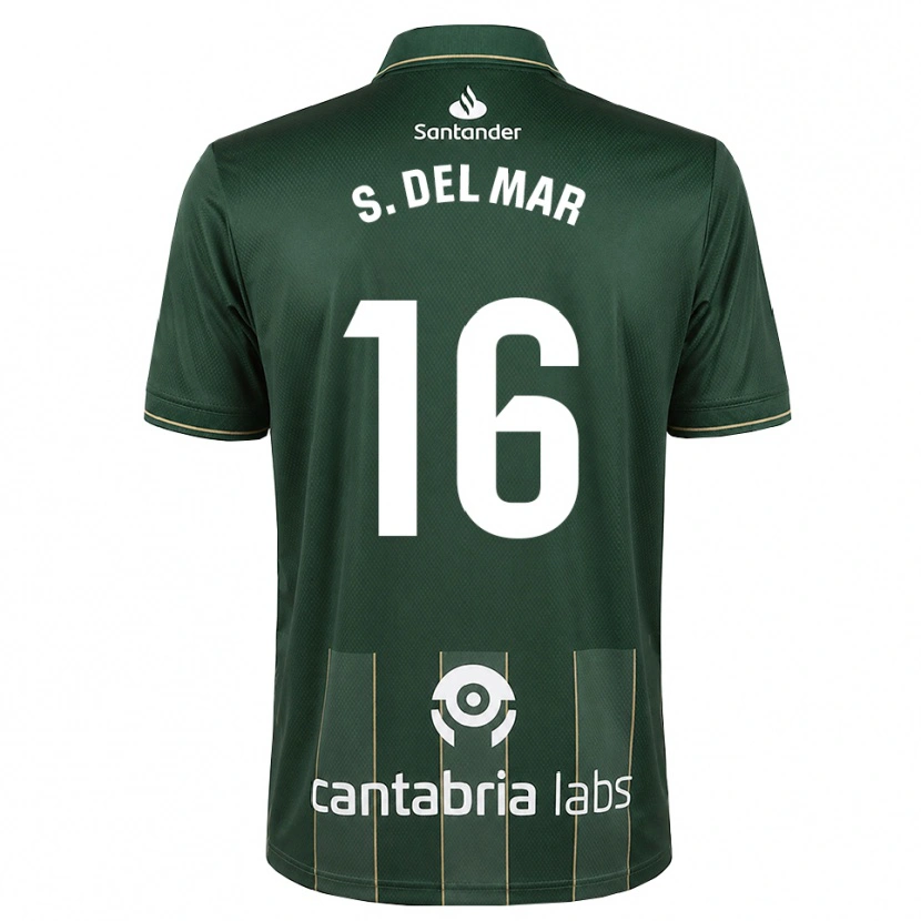 Danxen Heren Sonia Del Mar Perlaza Urquijo #16 Donker Leigrijs Wit Uitshirt Uittenue 2026/27 T-Shirt
