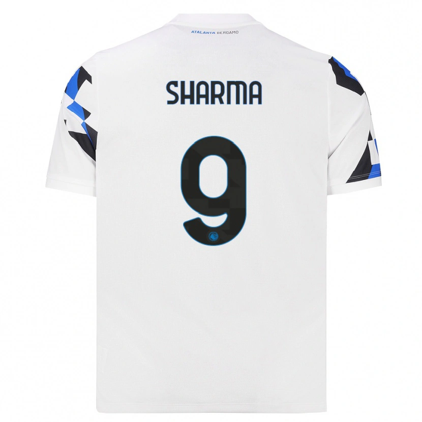 Danxen Heren Rahul Sharma #9 Wit Rood Blauw Uitshirt Uittenue 2026/27 T-Shirt