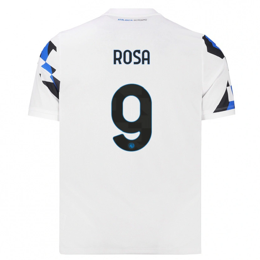 Danxen Heren Alessio Rosa #9 Wit Rood Blauw Uitshirt Uittenue 2026/27 T-Shirt