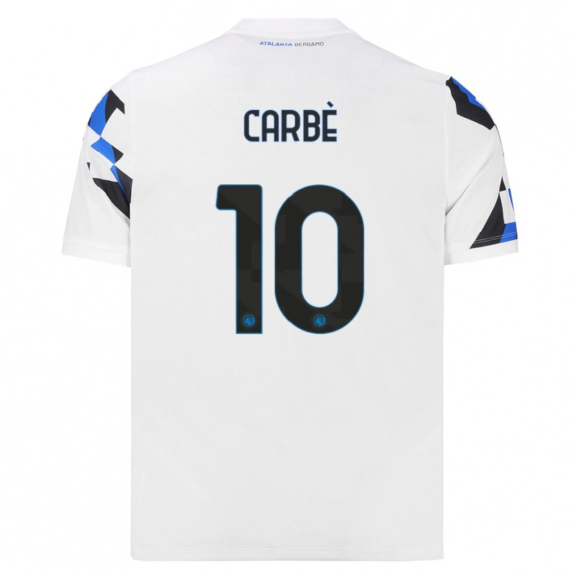 Danxen Heren Alessio Carbè #10 Wit Rood Blauw Uitshirt Uittenue 2026/27 T-Shirt