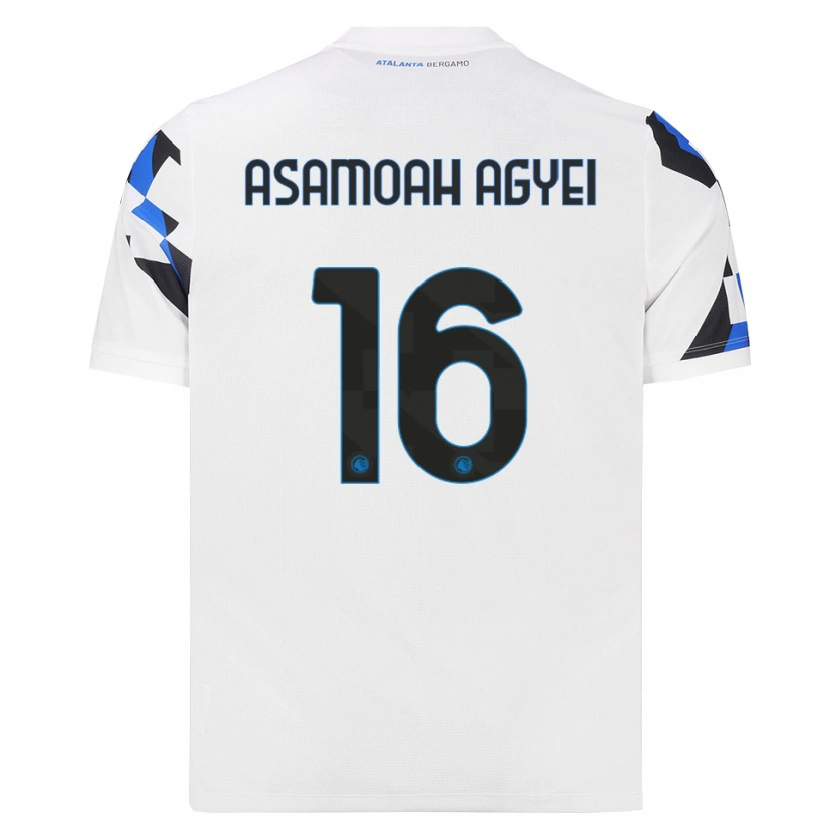 Danxen Heren Yaw Asamoah Agyei #16 Wit Rood Blauw Uitshirt Uittenue 2026/27 T-Shirt