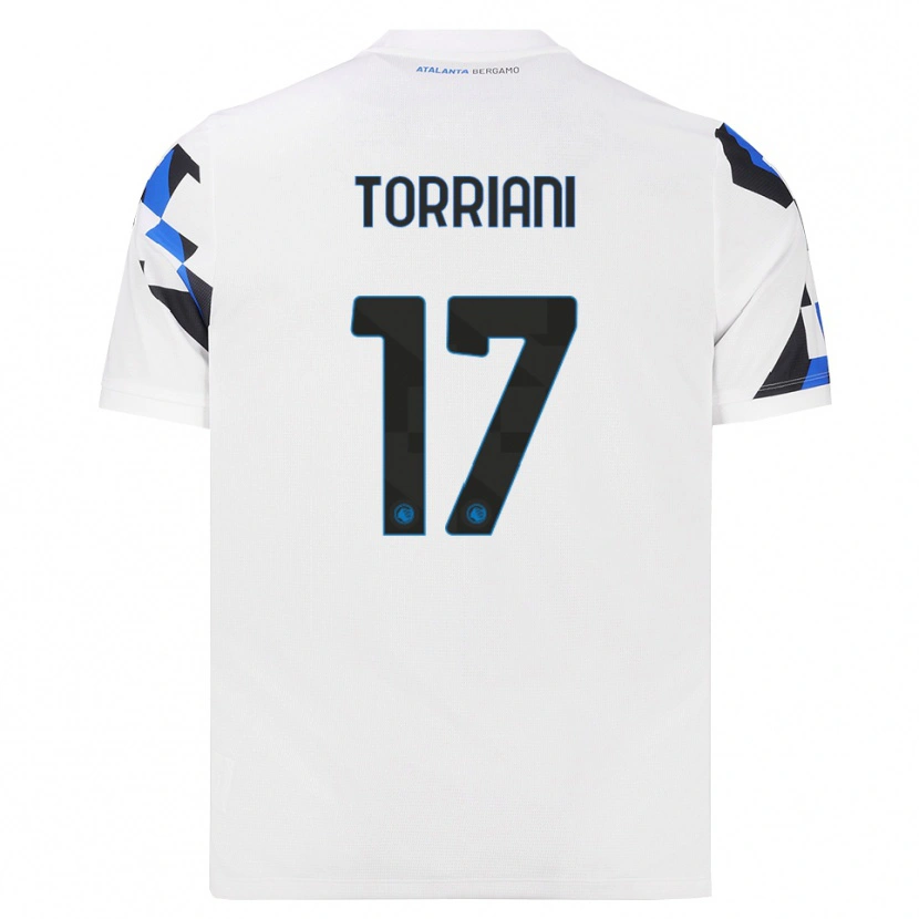 Danxen Heren Andrea Torriani #17 Wit Rood Blauw Uitshirt Uittenue 2026/27 T-Shirt