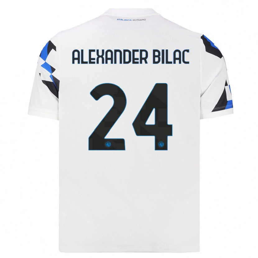 Danxen Heren Max Bilac #24 Wit Rood Blauw Uitshirt Uittenue 2026/27 T-Shirt