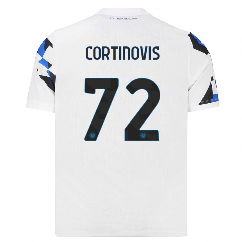 Danxen Heren Alessandro Cortinovis #72 Wit Rood Blauw Uitshirt Uittenue 2026/27 T-Shirt