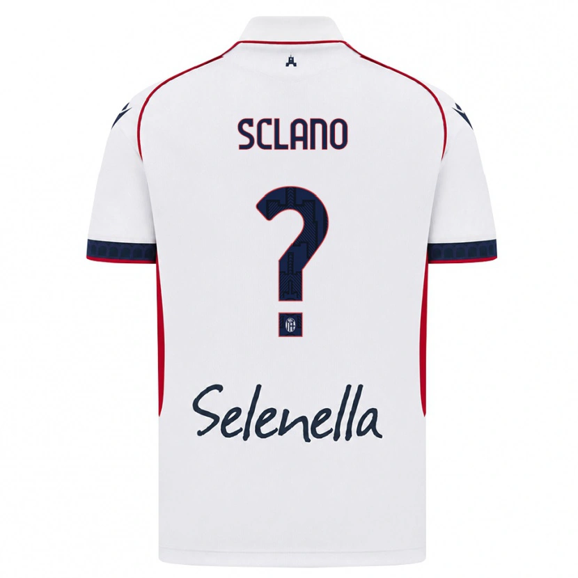 Danxen Heren Saymon Sclano #0 Wit Rood Koninklijk Blauw Uitshirt Uittenue 2026/27 T-Shirt