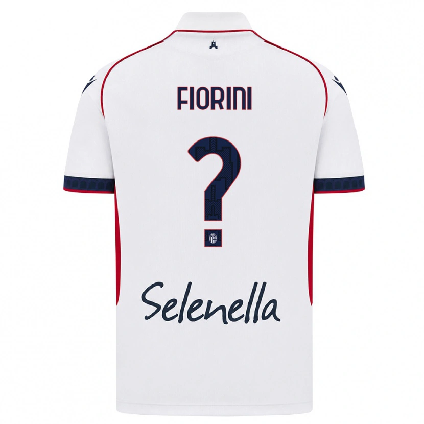 Danxen Heren Mattia Fiorini #0 Wit Rood Koninklijk Blauw Uitshirt Uittenue 2026/27 T-Shirt