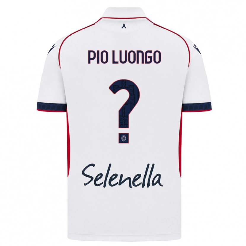 Danxen Heren Francesco Pio Luongo #0 Wit Rood Koninklijk Blauw Uitshirt Uittenue 2026/27 T-Shirt