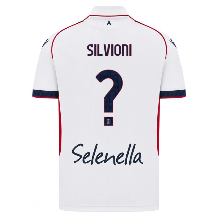 Danxen Heren Ludovica Silvioni #0 Wit Rood Koninklijk Blauw Uitshirt Uittenue 2026/27 T-Shirt