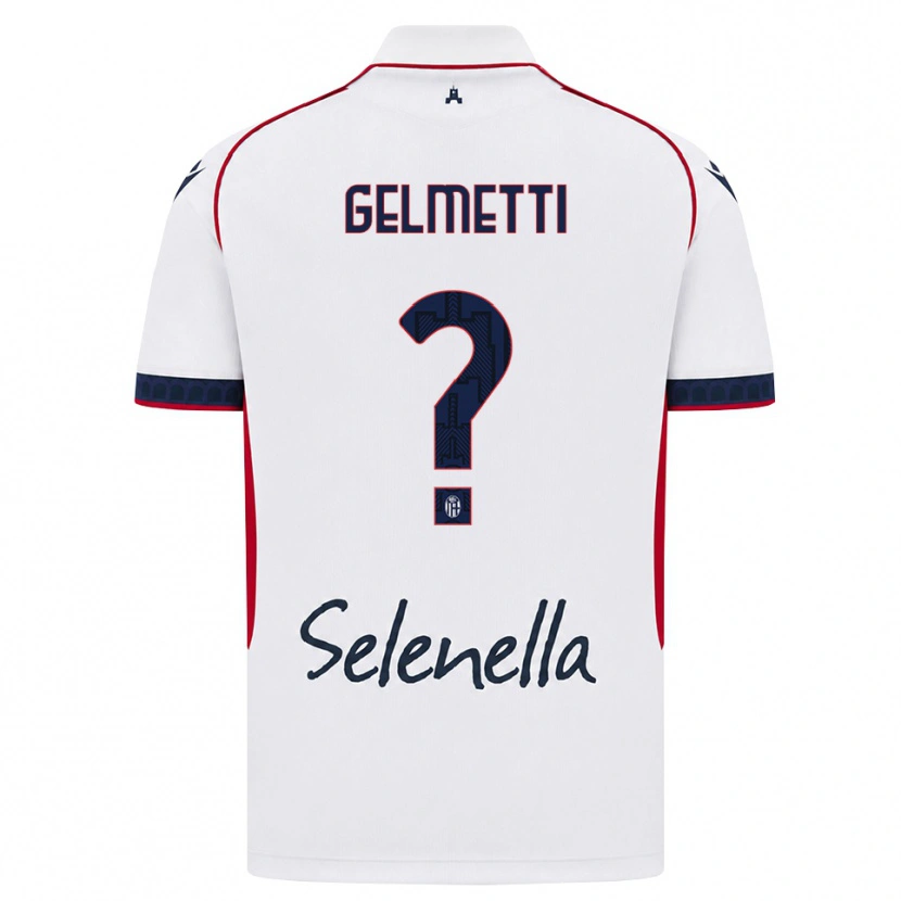 Danxen Heren Martina Gelmetti #0 Wit Rood Koninklijk Blauw Uitshirt Uittenue 2026/27 T-Shirt