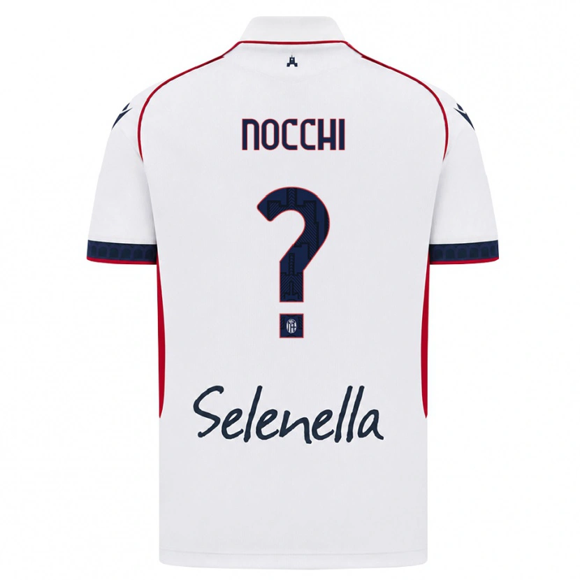 Danxen Heren Isotta Nocchi #0 Wit Rood Koninklijk Blauw Uitshirt Uittenue 2026/27 T-Shirt