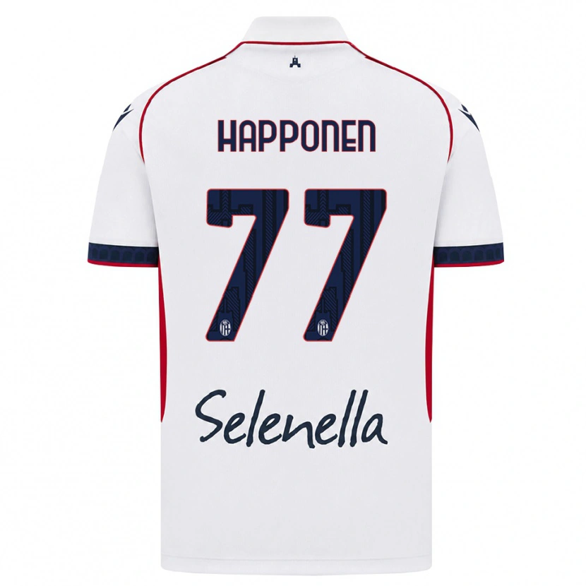 Danxen Heren Ukko Happonen #77 Wit Rood Koninklijk Blauw Uitshirt Uittenue 2026/27 T-Shirt