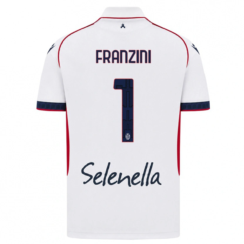 Danxen Heren Davide Franzini #1 Wit Rood Koninklijk Blauw Uitshirt Uittenue 2026/27 T-Shirt