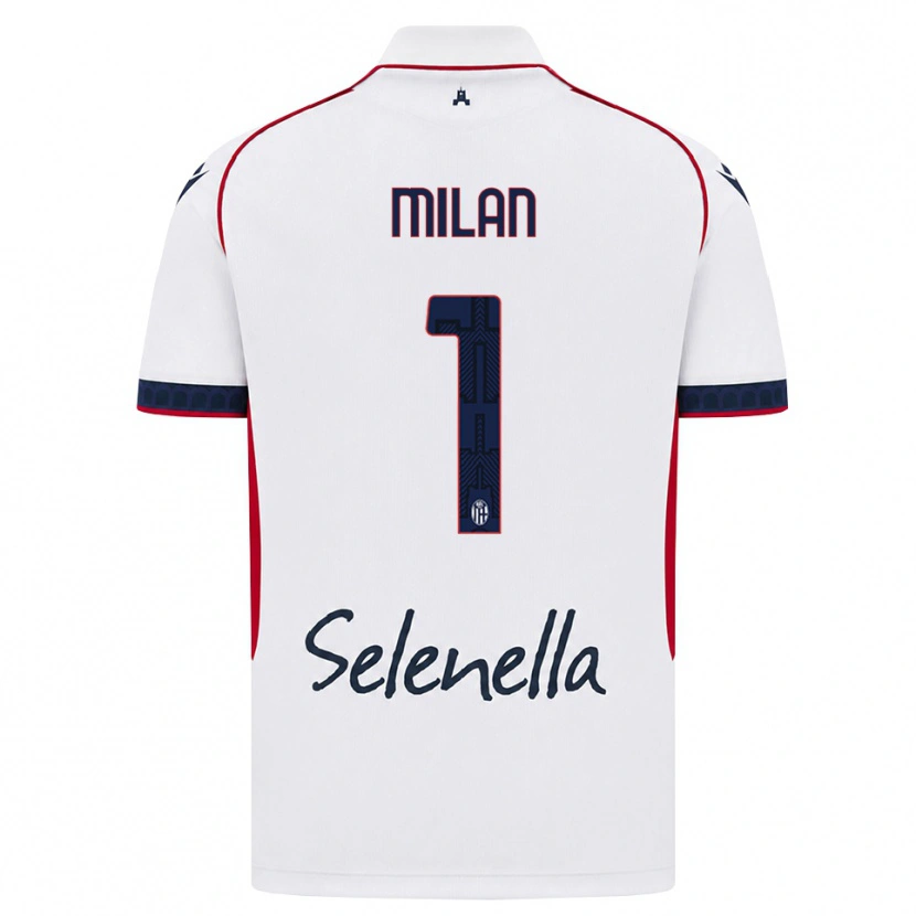 Danxen Heren Riccardo Milan #1 Wit Rood Koninklijk Blauw Uitshirt Uittenue 2026/27 T-Shirt
