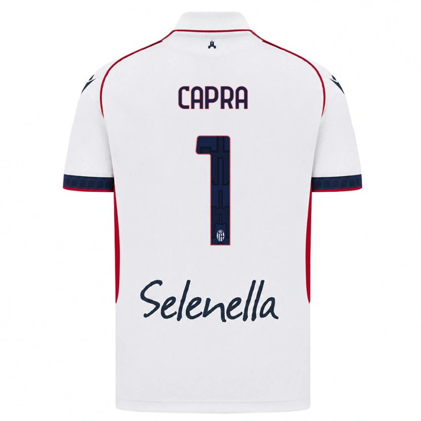 Danxen Heren Daniel Capra #1 Wit Rood Koninklijk Blauw Uitshirt Uittenue 2026/27 T-Shirt