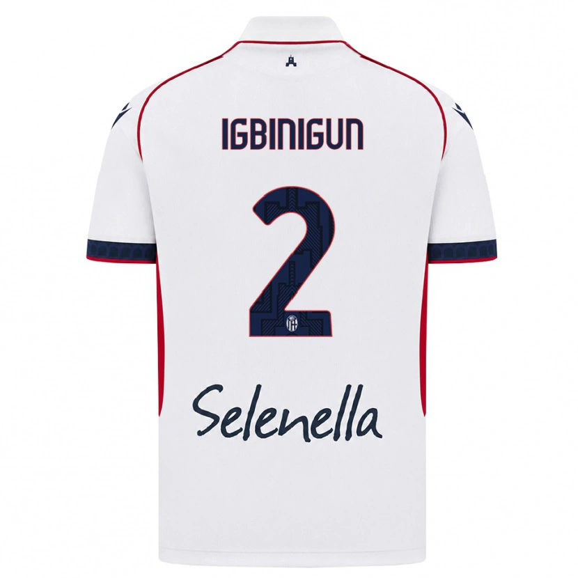Danxen Heren James Igbinigun #2 Wit Rood Koninklijk Blauw Uitshirt Uittenue 2026/27 T-Shirt