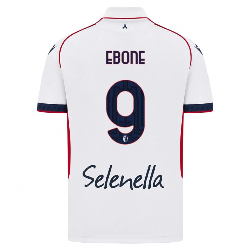 Danxen Heren Tommaso Ebone #9 Wit Rood Koninklijk Blauw Uitshirt Uittenue 2026/27 T-Shirt