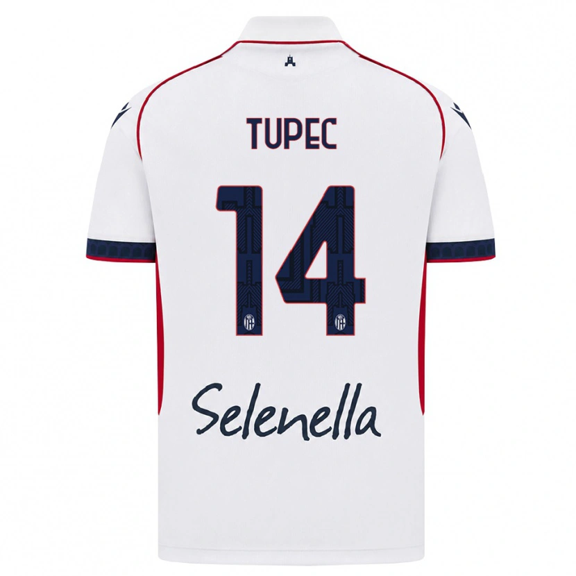 Danxen Heren Leos Tupec #14 Wit Rood Koninklijk Blauw Uitshirt Uittenue 2026/27 T-Shirt
