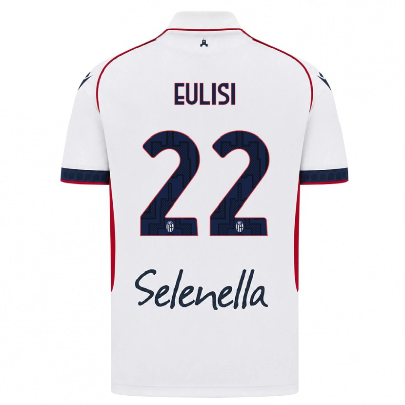 Danxen Heren Gabriele Eulisi #22 Wit Rood Koninklijk Blauw Uitshirt Uittenue 2026/27 T-Shirt