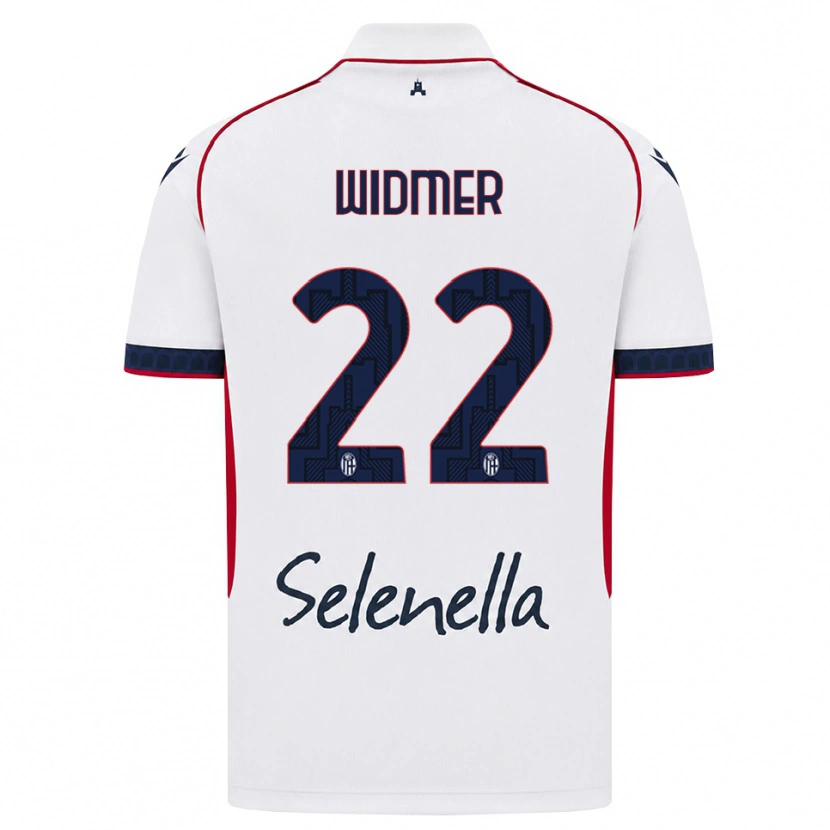 Danxen Heren Renato Widmer D’autilia #22 Wit Rood Koninklijk Blauw Uitshirt Uittenue 2026/27 T-Shirt