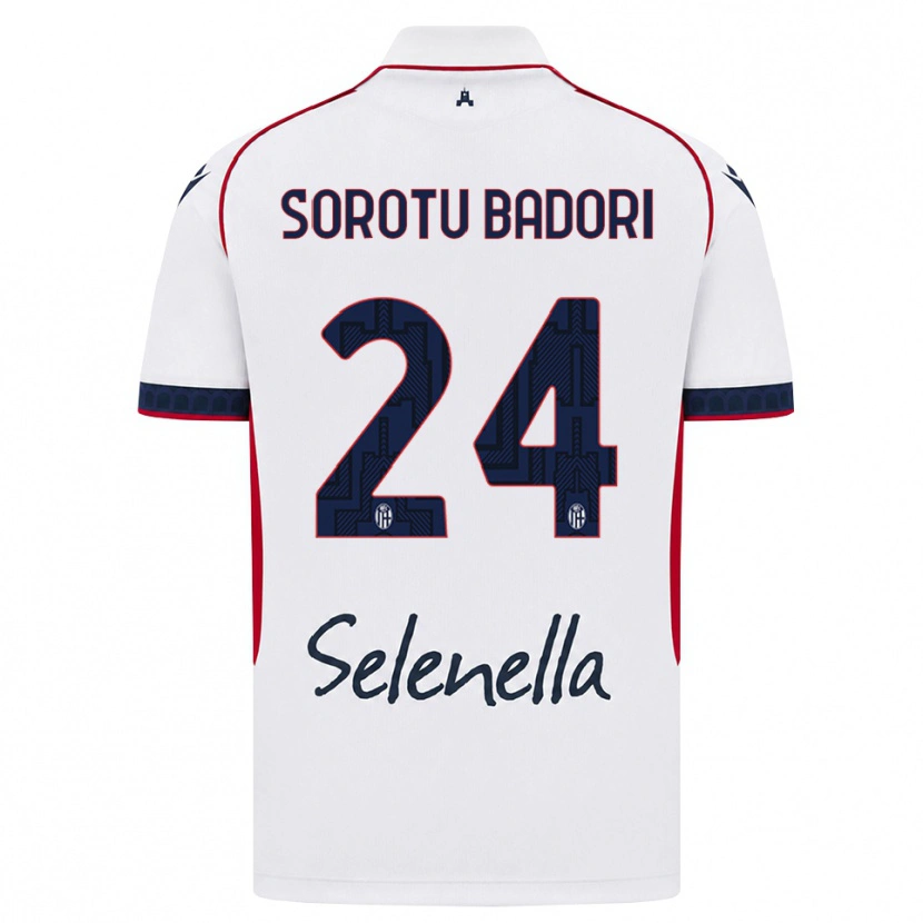 Danxen Heren Kwesi Sorotu Badori #24 Wit Rood Koninklijk Blauw Uitshirt Uittenue 2026/27 T-Shirt