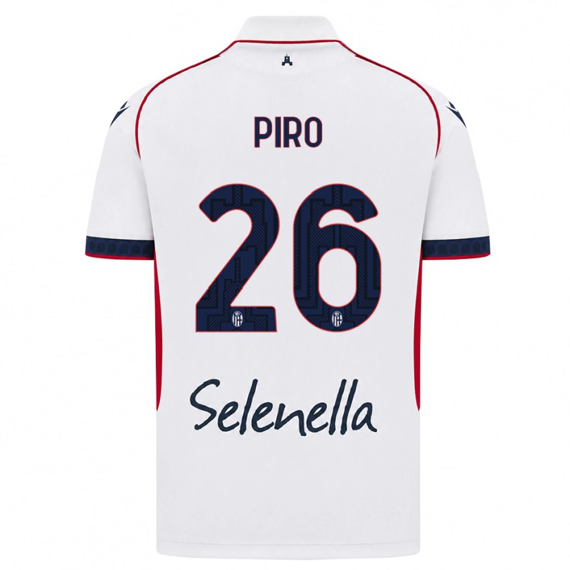 Danxen Heren Christian Piro #26 Wit Rood Koninklijk Blauw Uitshirt Uittenue 2026/27 T-Shirt